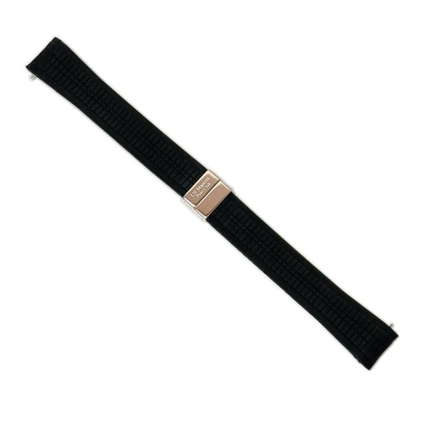 US Master Polo Club สายซิลิโคนสีดำ รุ่น USM-DD42 (พิงค์โกลด์)