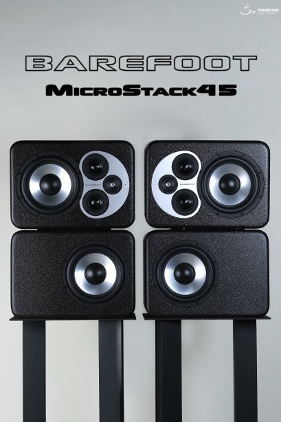 Barefoot Sound MicroStack45 - MicroMain45 + Subwoofers - Pair
