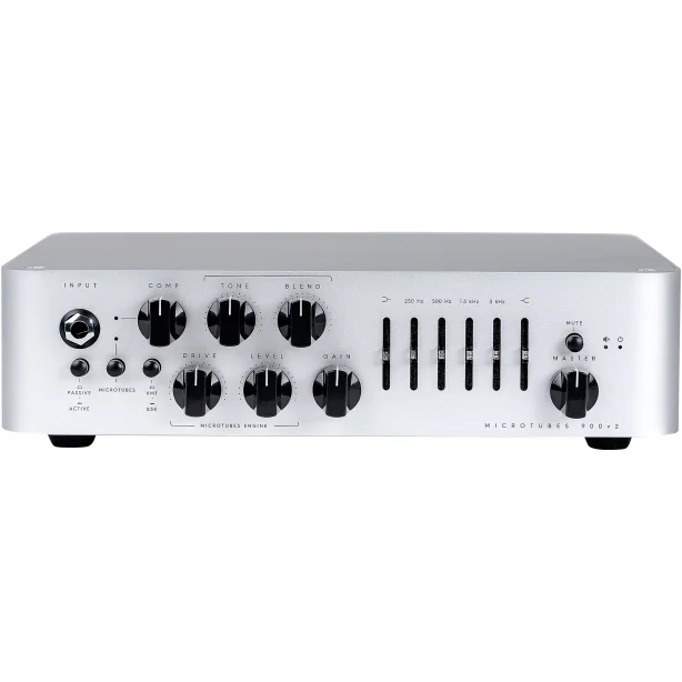 Darkglass Microtubes 900 v2 - 900-watt Bass Head - Silver