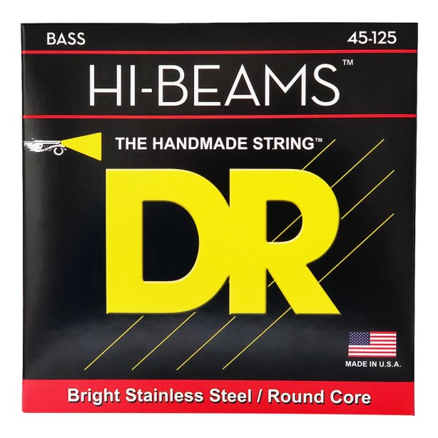DR Strings Hi-Beams Stainless Steel Bass Guitar Strings