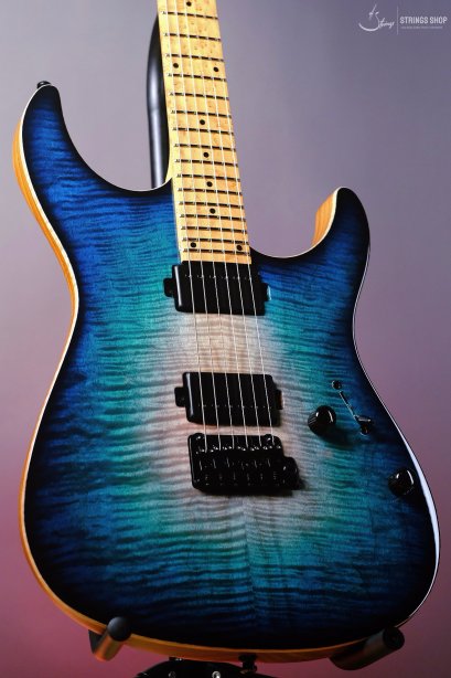 Mayones Aquila Elite V24 S 6 Natural Fade Turquoise Burst Gloss