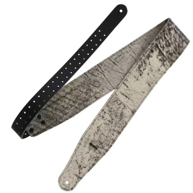 Richter Raw V Nappa Black Guitar Strap