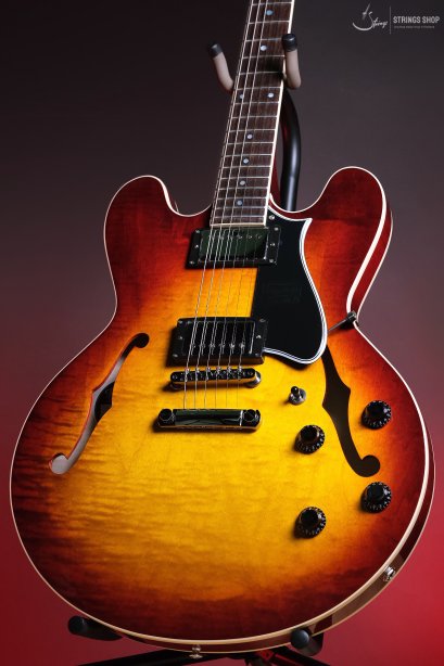Heritage Factory Special Standard H-535 Electric Guitar, Bourbon Burst
