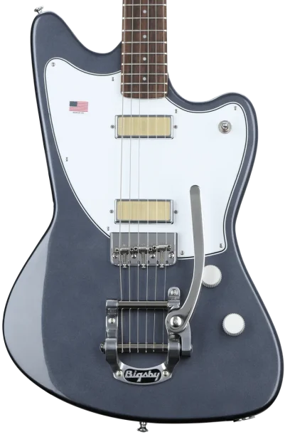 Harmony Standard Silhouette w/ Bigsby Electric Guitar w/Case, RW FB, Slate