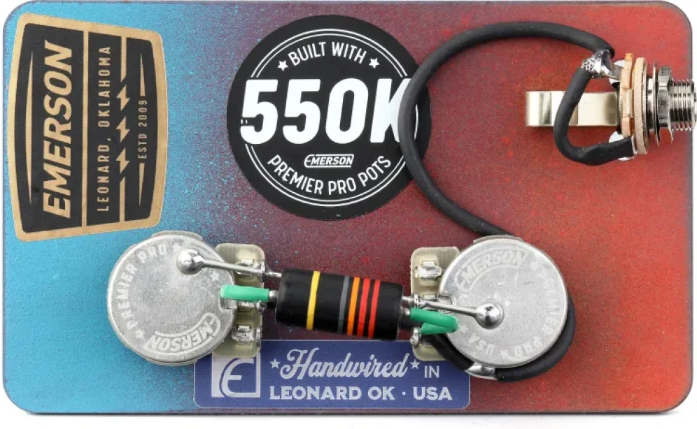 Emerson Custom 550K Series Les Paul Junior Prewired Kit - Premier Pro