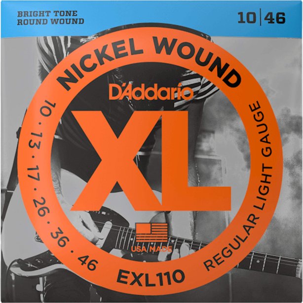 D'Addario XL NICKEL ELECTRIC GUITAR STRINGS