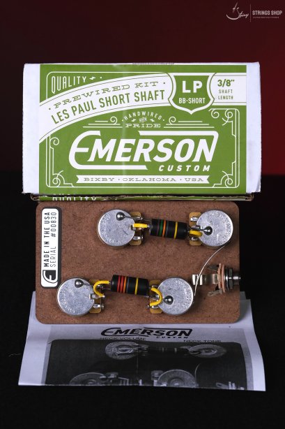 Emerson Custom Les Paul Prewired Kit