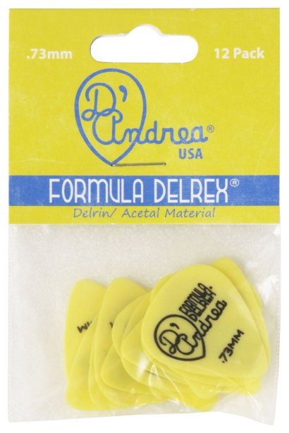 D'Andrea 351 YEL DELREX .73mm/12PC