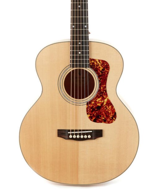 Guild Jumbo Junior Flamed Maple Acoustic-Electric Guitar - Antique Blonde