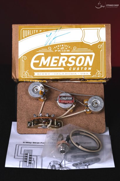 Emerson Custom 5-way Prewired Kit for Fender Stratocasters - 250k Pots