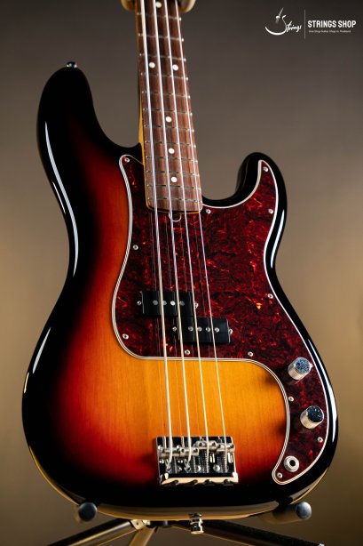 Used Fender American Professional II Precision Bass - 3 Tone Sunburst
