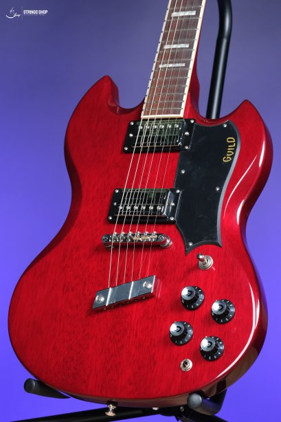 Guild Polara Deluxe Electric Guitar - Cherry Red