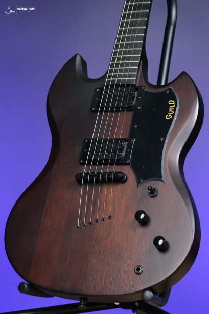 Guild Polara Limited Night Edition Electric Guitar - Vintage Walnut