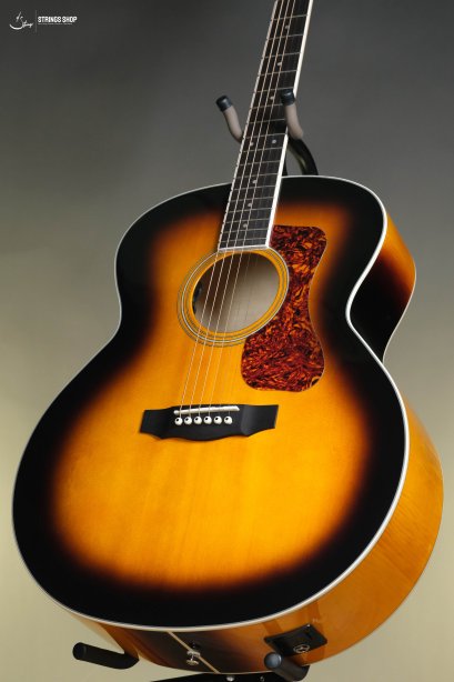Guild F-250E Deluxe Acoustic-Electric Guitar - Antique Burst