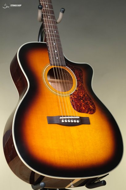 Guild OM-140CE Orchestra Acoustic-Electric Guitar - Antique Burst