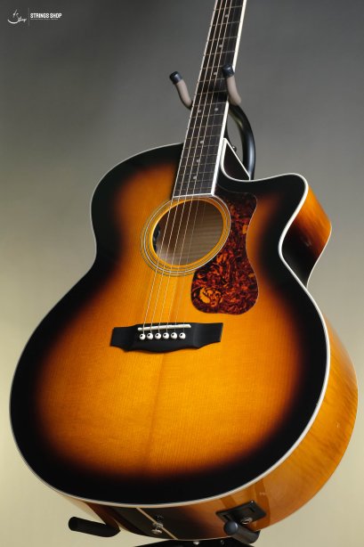 Guild F-250CE Deluxe Acoustic-Electric Guitar - Antique Burst