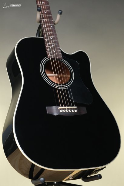 Guild D-140CE Dreadnought Acoustic-Electric Guitar - Black