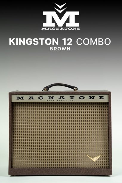 Magnatone Kingston 12W 1x12" Tube Guitar Combo Amp - Brown