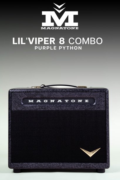 Magnatone Lil' Viper 8W 1x8" Tube Guitar Combo Amp - Purple Python