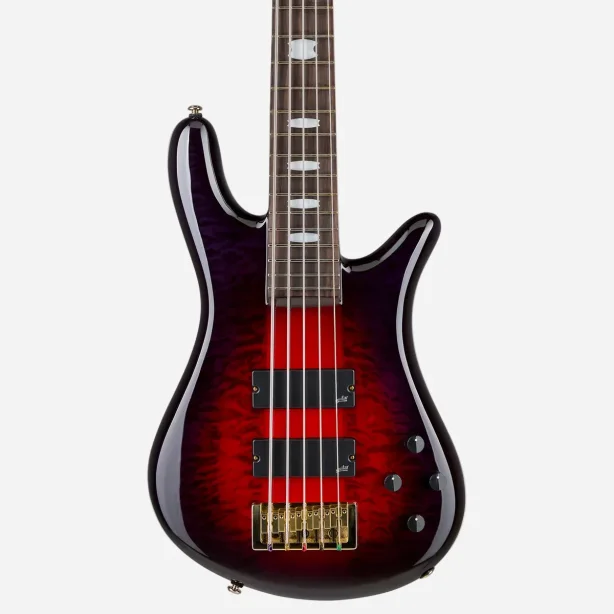 Spector Icon NS-5 Neck Through - Purple Cherry