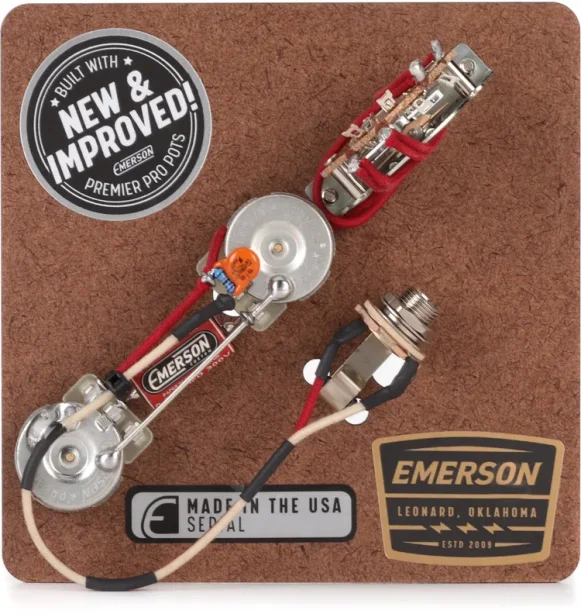 Emerson Custom 3-Way Telecaster Prewired Kit 250K Pots - Premier Pro