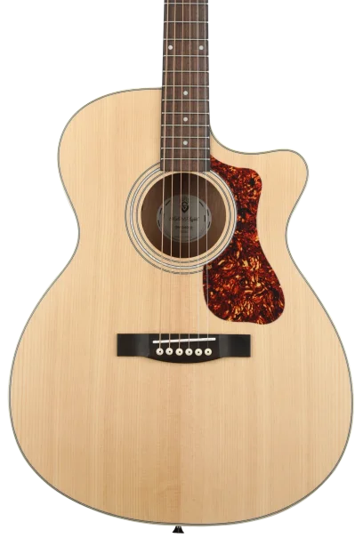 Guild OM-240CE, Orchestra Acoustic-Electric Guitar - Natural