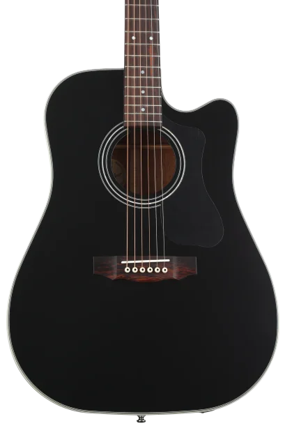 Guild D-140CE Dreadnought Acoustic-Electric Guitar - Black