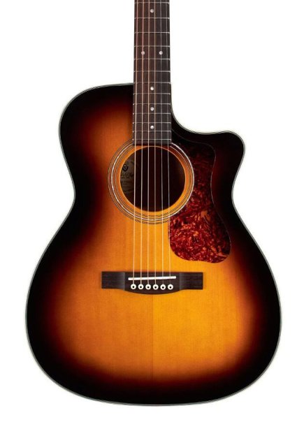 Guild OM-140CE Orchestra Acoustic-Electric Guitar - Antique Burst