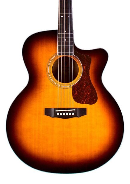 Guild F-250CE Deluxe Acoustic-Electric Guitar - Antique Burst
