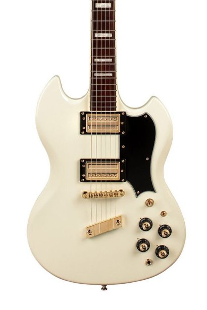 Guild Polara Kim Thayil Electric Guitar - Vintage White