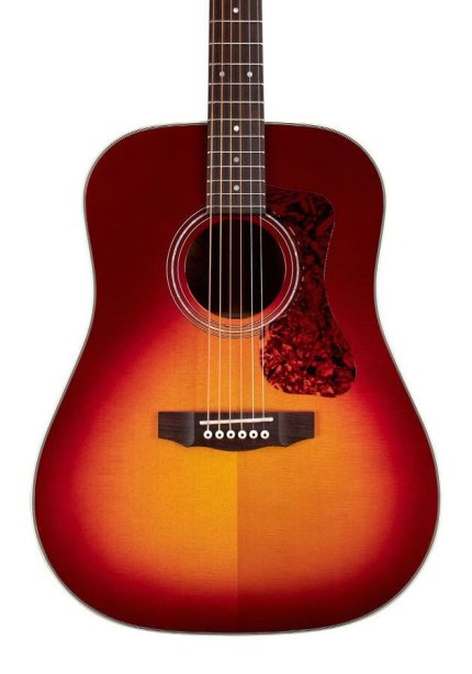 Guild D-140 Dreadnought Acoustic Guitar - Cherry Burst
