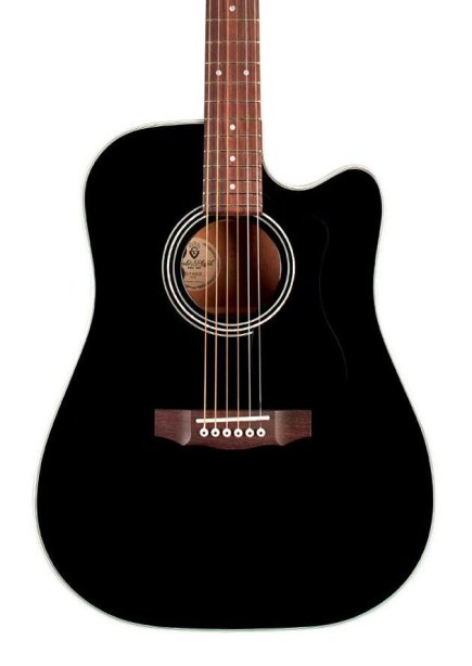 Guild D-140CE Dreadnought Acoustic-Electric Guitar - Black