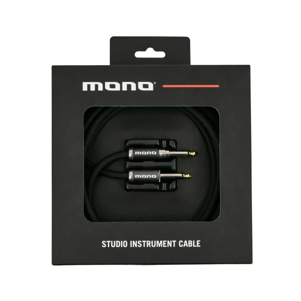 MONO Studio Instrument Cable, Standard Straight to Silent Connector, 10ft