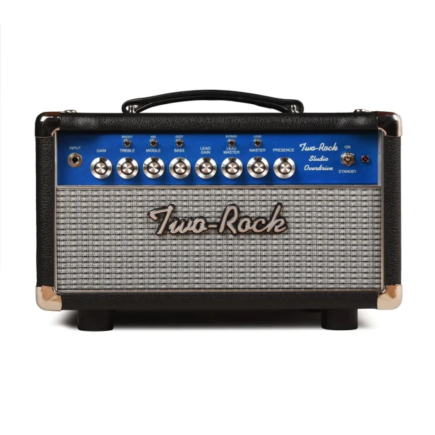 Two Rock Studio Overdrive Head, Blue Chassis, Black Bronco,Silver Blue Smoke Cloth, Metal Trim - 230V