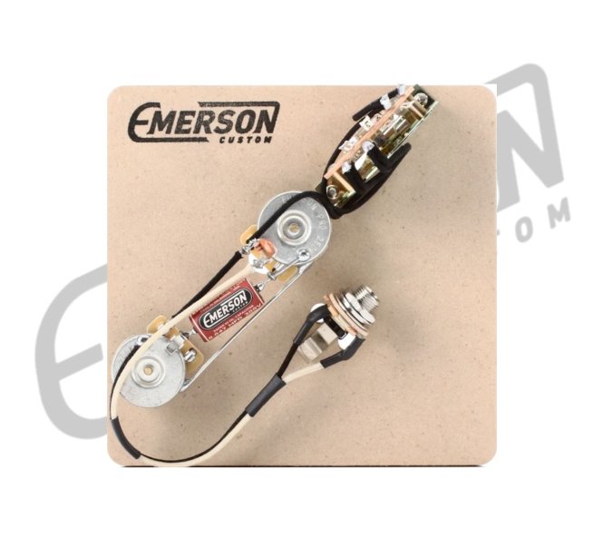 Emerson Custom 3-way Prewired Kit for Fender Telecasters - 250k Pots