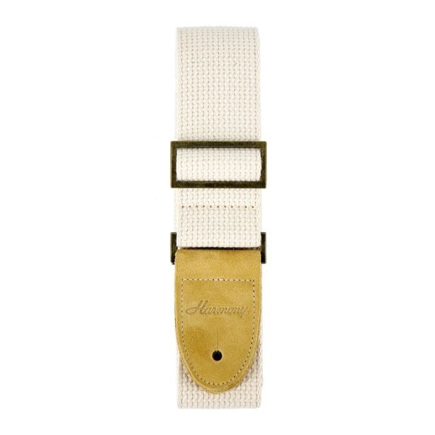 Harmony Cotton Guitar Strap, Cream