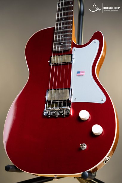 Harmony Standard Jupiter Thinline Electric Guitar w/Case, Cherry
