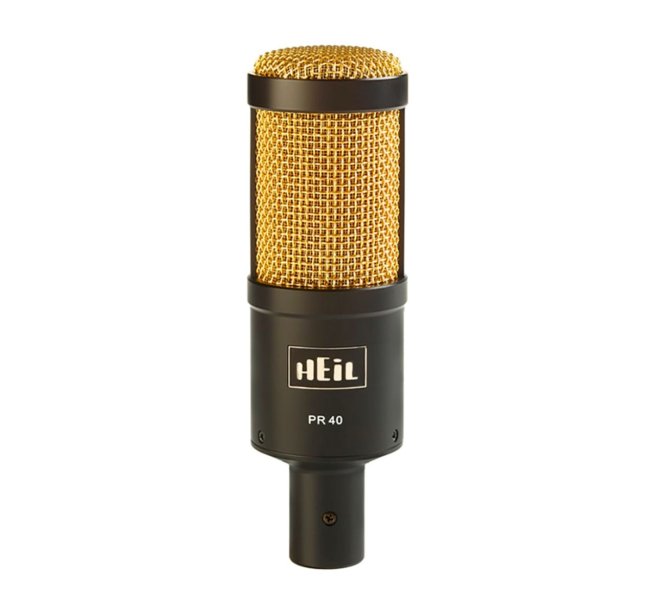 Heil Sound PR 40 Black with Gold Grill