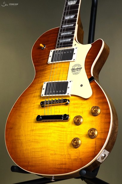 [รอรูป+สเปค] Heritage Custom Shop Factory Special H-150 Black Limba Electric Guitar, Honey Burst