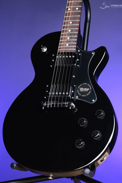 Heritage Ascent Collection H-137 Humbucker Electric Guitar, Black