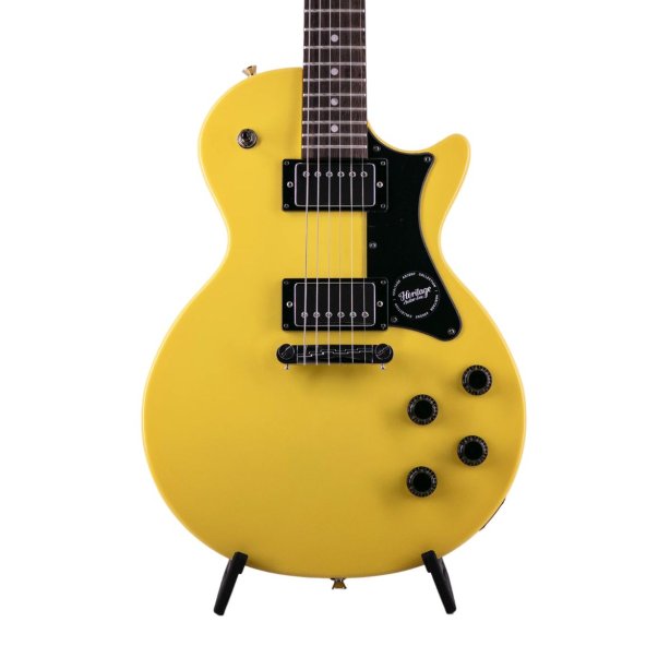 Heritage Ascent Collection H-137 Humbucker Electric Guitar, Marigold Yellow