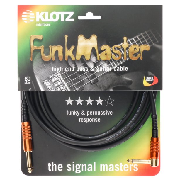 Klotz Cable FunkMaster guitar &amp; bass cable 4.5m (14.7 ft)(S/RA)