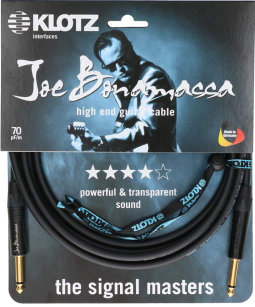 Klotz Cable Joe Bonamassa High End Guitar Cable 4.5 Straight - Straight