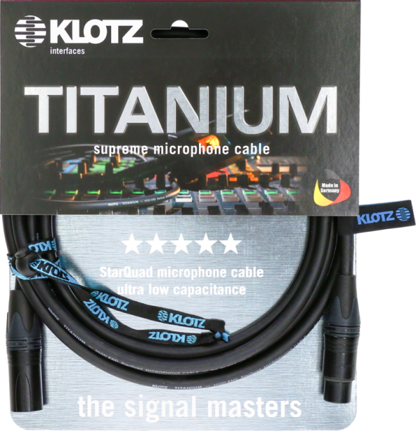 Klotz Titanium Starquad Microphone Cable