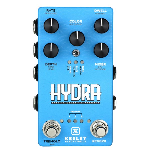 Keeley Hydra Stereo Reverb &amp; Tremolo