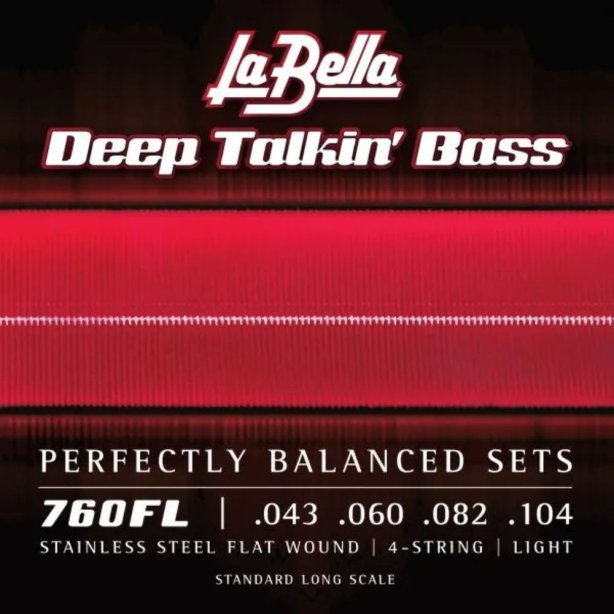 La Bella Deep Talkin&#039; Bass Flatwound Bass Guitar Strings