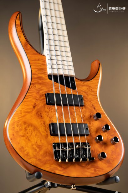 MTD Kingston Z5 - Figured Maple Top, Mahogany Body, Maple Fretboard - Satin Amber Finish