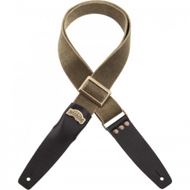 Magrabo Stripe SC Cotton Washed Olive Green 5 cm terminals Twinkle Black, Recta Brass buckle