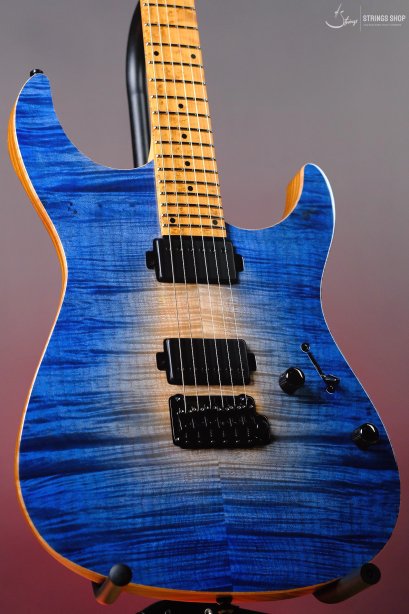 Mayones Aquila Elite V24 S 6 2024 Trans Natural Fade Blue Burst Out Gloss