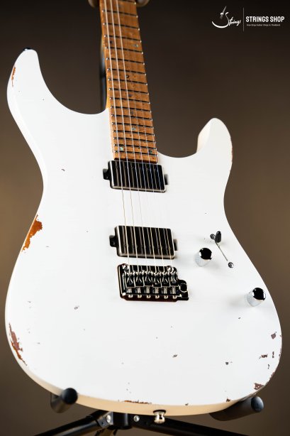 Mayones Aquila Aged V24 S6 Monolith Olympic White Nitro Aged